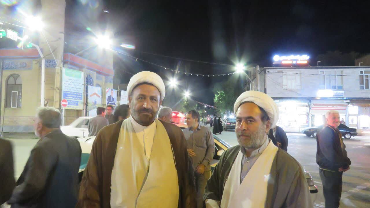 تجمع با شکوه مردم انقلابی هریس در قرار&zwnj;های شبانه