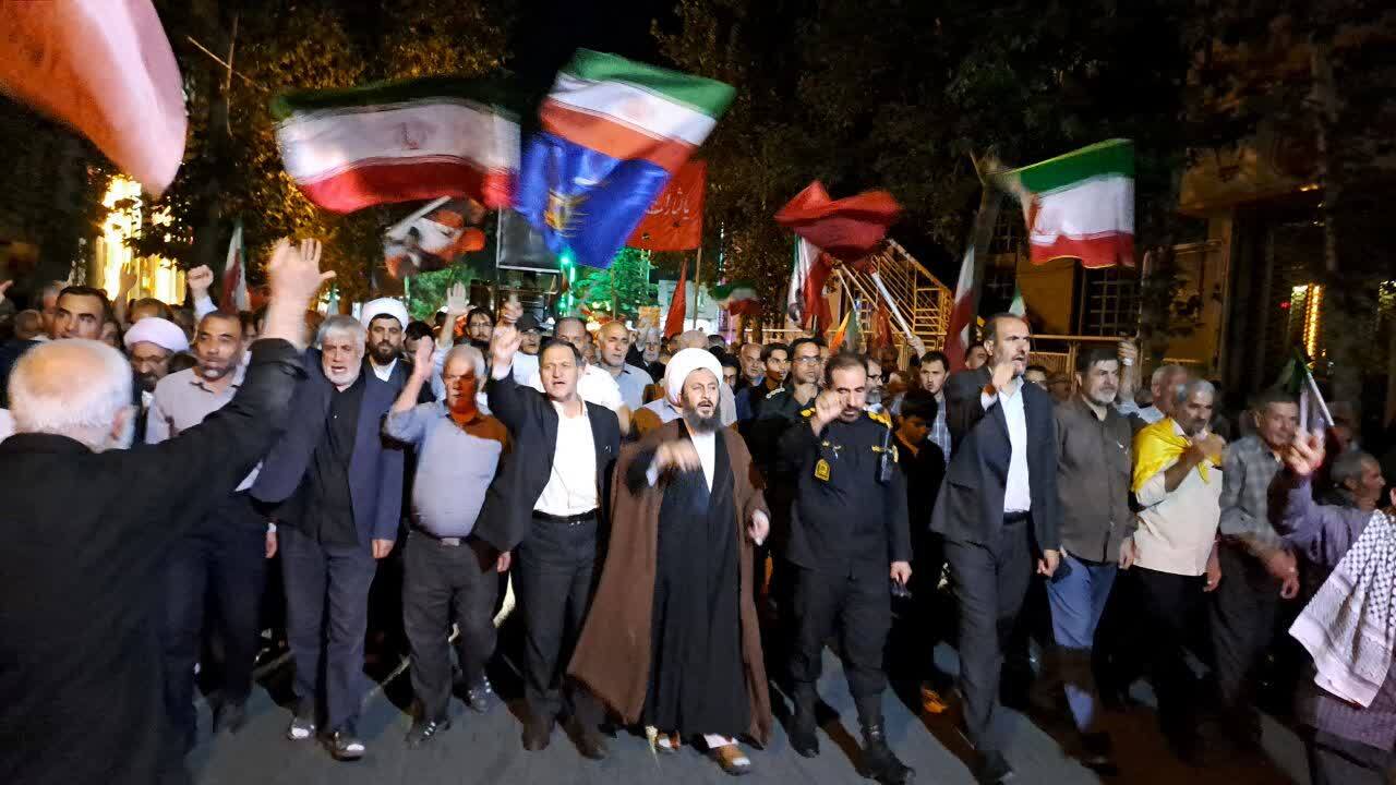 حماسه آفرینی مردم با صلابت خوی در قرارهای شبانه
