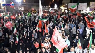 دویستمین شب حضور مردم در میدان برای سربلندی ایران + فیلم