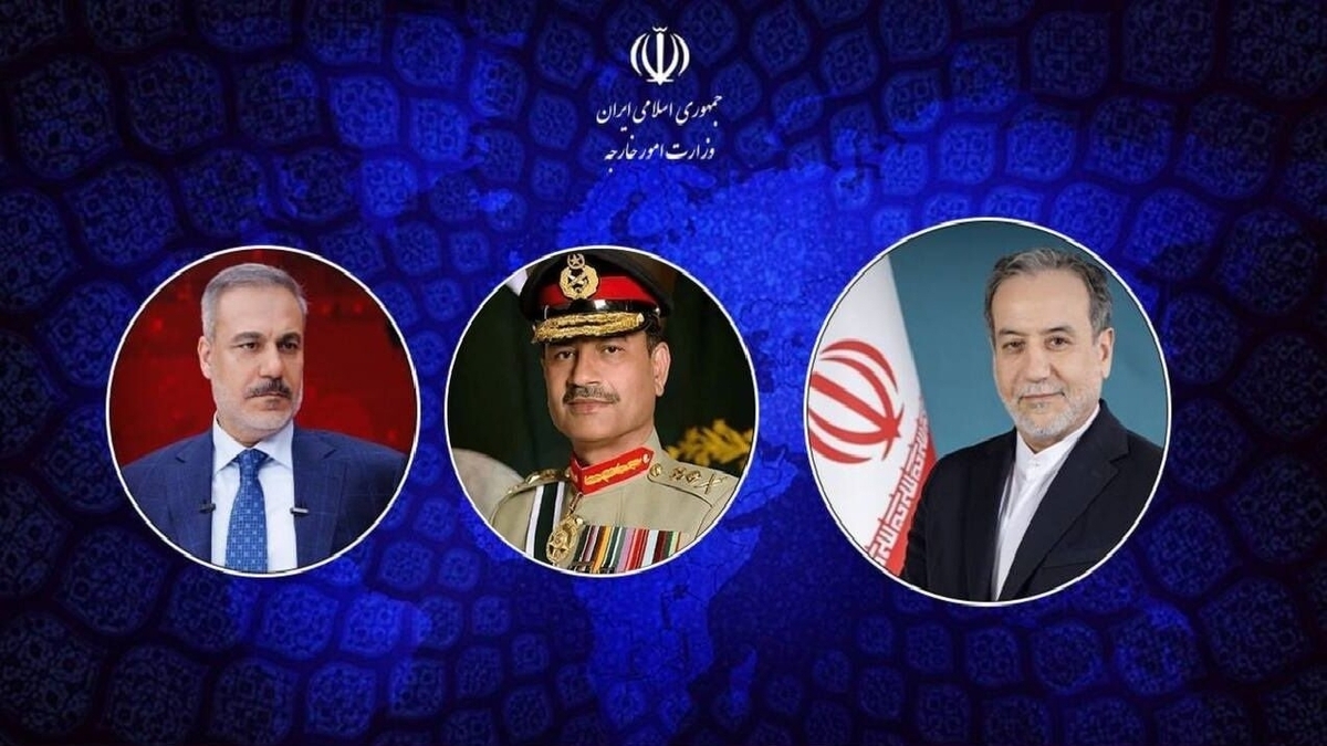 باشگاه خبرنگاران -گفت‌وگوی تلفنی عراقچی با وزیر خارجه ترکیه و فرمانده ارتش پاکستان درباره تحولات منطقه
