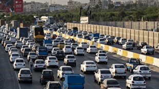 ترافیک سنگین در آزادراه قزوین - کرج و محور شهریار - تهران