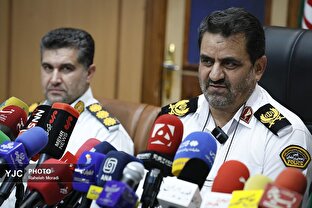 نشست خبری رئیس پلیس راهور تهران بزرگ