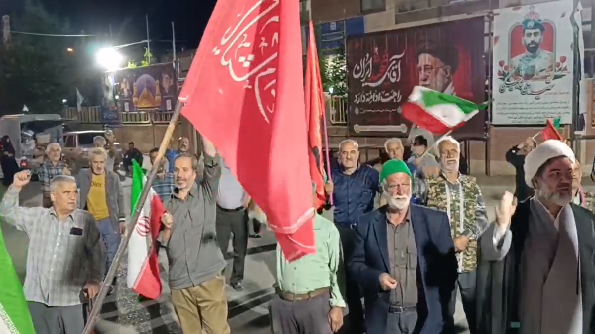 باشگاه خبرنگاران -مردم انقلابی دیباج همچنان در سنگر ایستادگی و مقاومت شب‌های اقتدار + فیلم