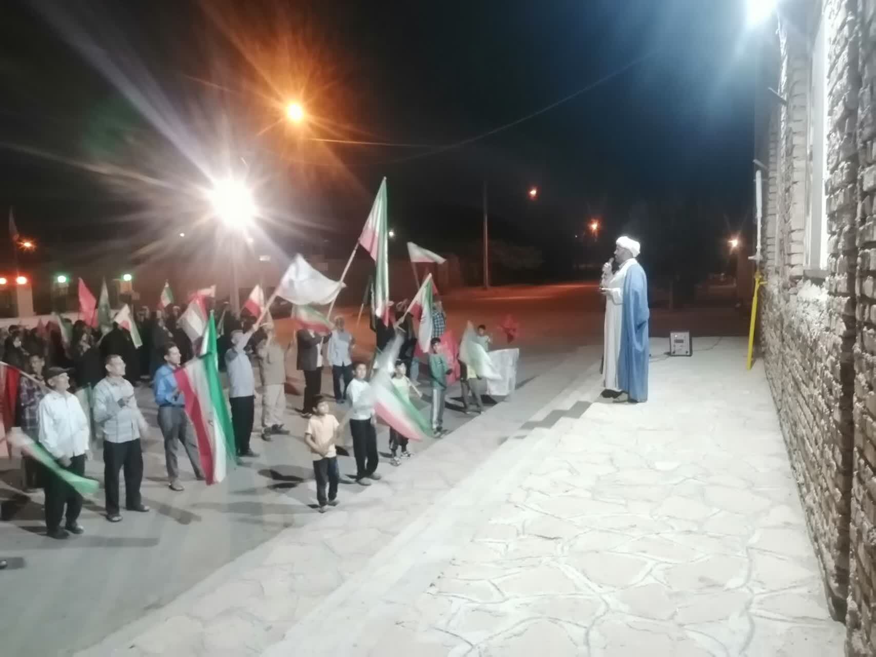 حضور با صلابت مردم انقلابی روستای انارستانک در میدان مقاومت