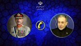 گفت‌وگوی تلفنی وزیر امور خارجه کشورمان با فرمانده ارتش پاکستان