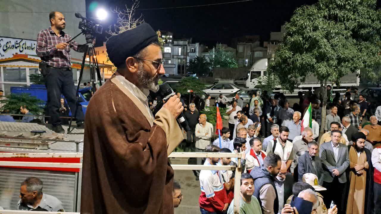 گزارش تصویری از راهپیمایی مردم خوی در قرار&zwnj;های شبانه