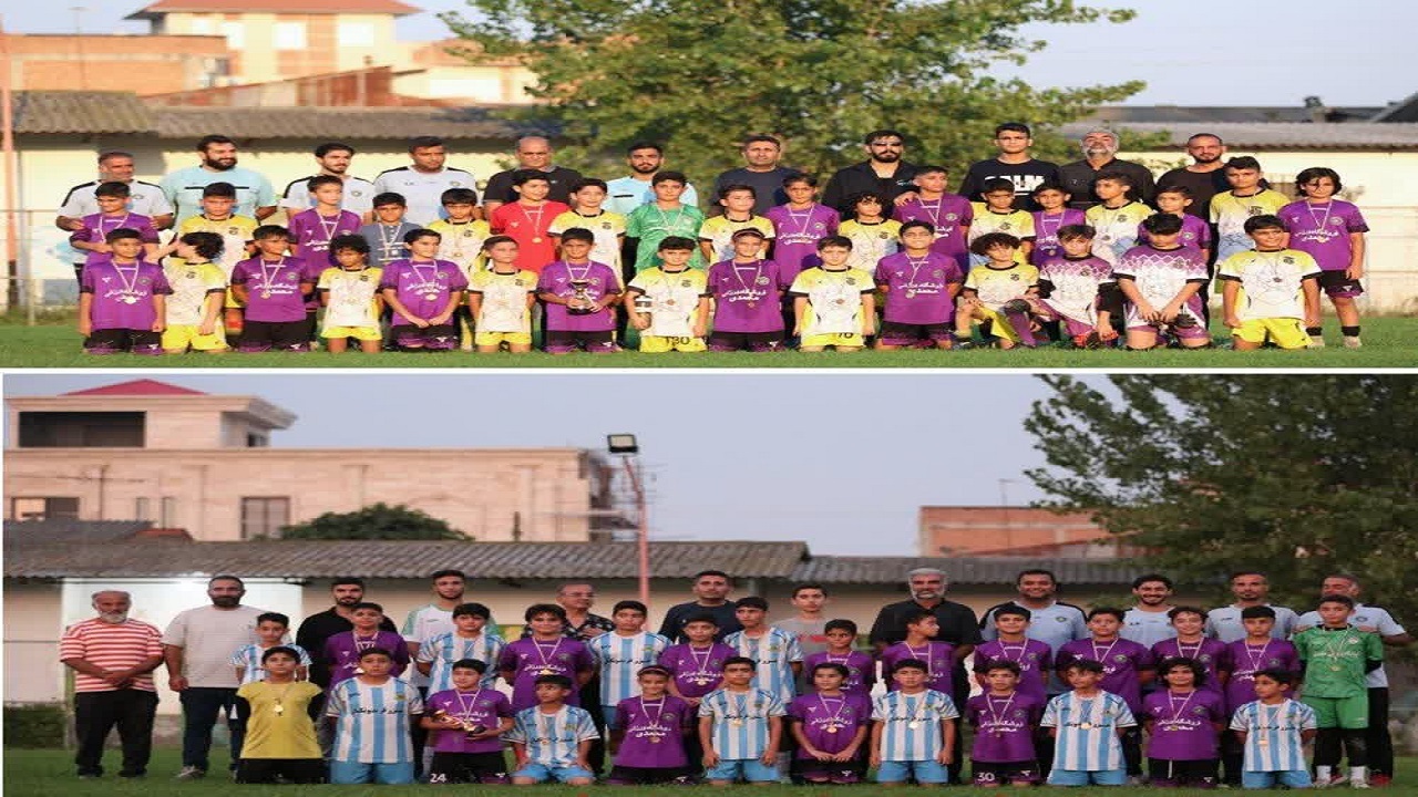 قهرمانی دانش در مسابقات فوتبال رده‌های سنی ۱۱ و ۱۲ سال فریدونکنار