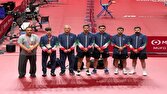 پیروزی تیم ملی تنیس روی میز ایران برابر اندونزی