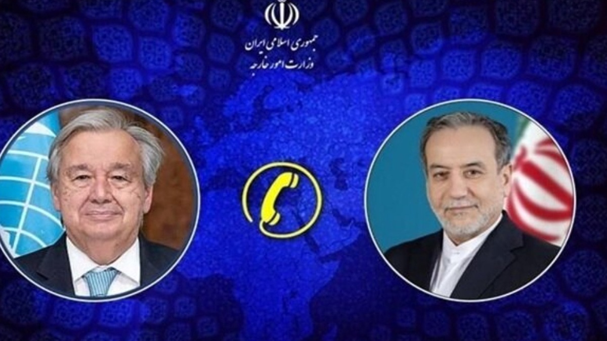 باشگاه خبرنگاران -گفتگوی تلفنی عراقچی با دبیرکل سازمان ملل متحد