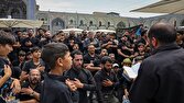 بارگاه امام مهربانی‌ها غرق در ماتم وفات جان‌سوز