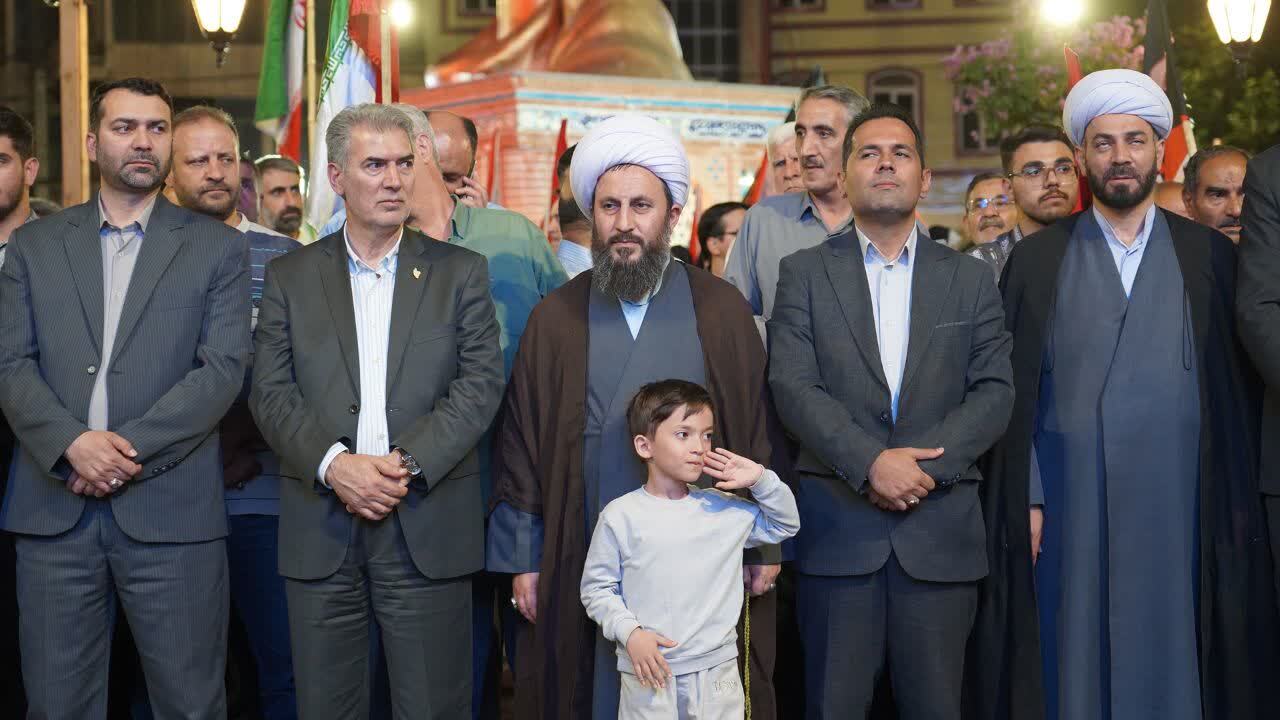 تداوم حضور مردم انقلابی خوی در میدان مقاومت