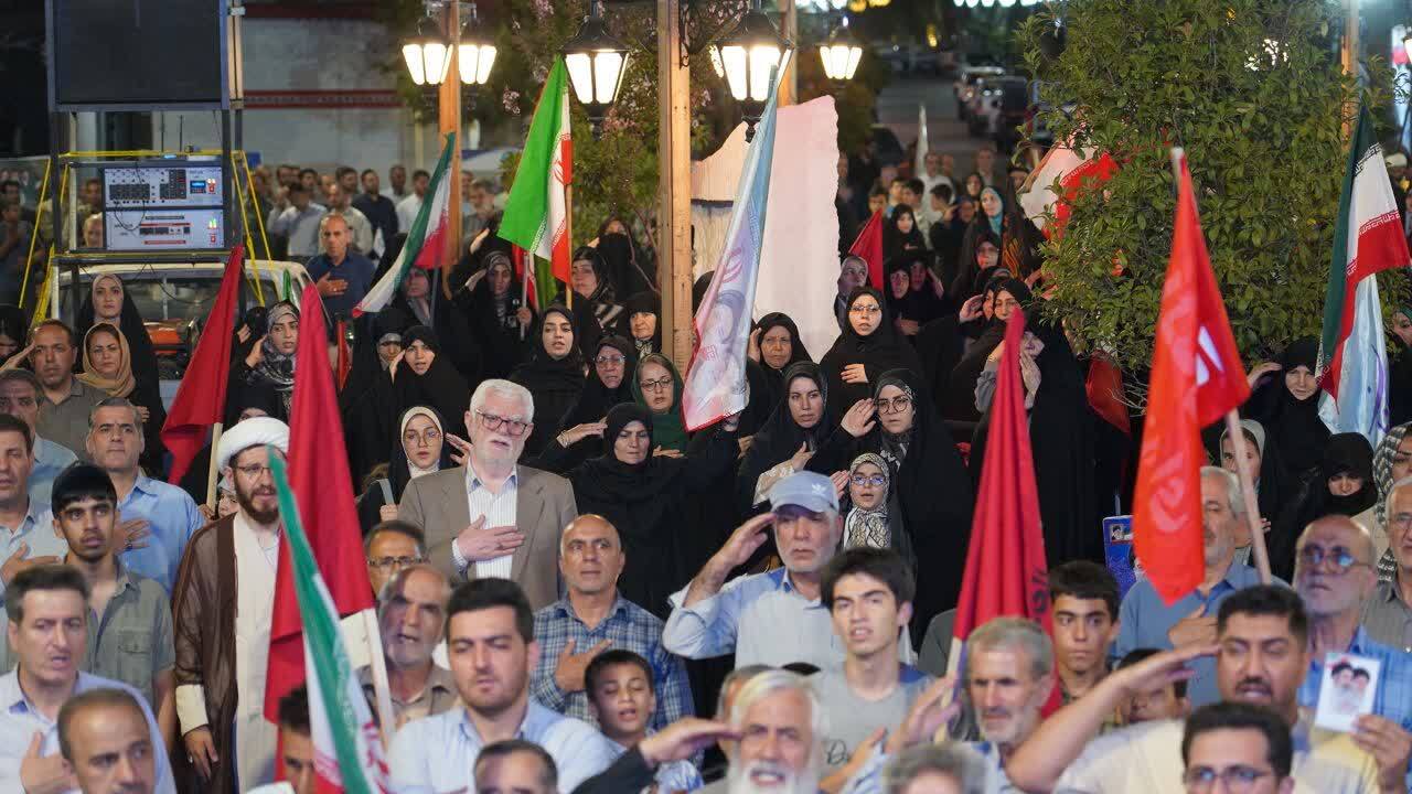 تداوم حضور مردم انقلابی خوی در میدان مقاومت