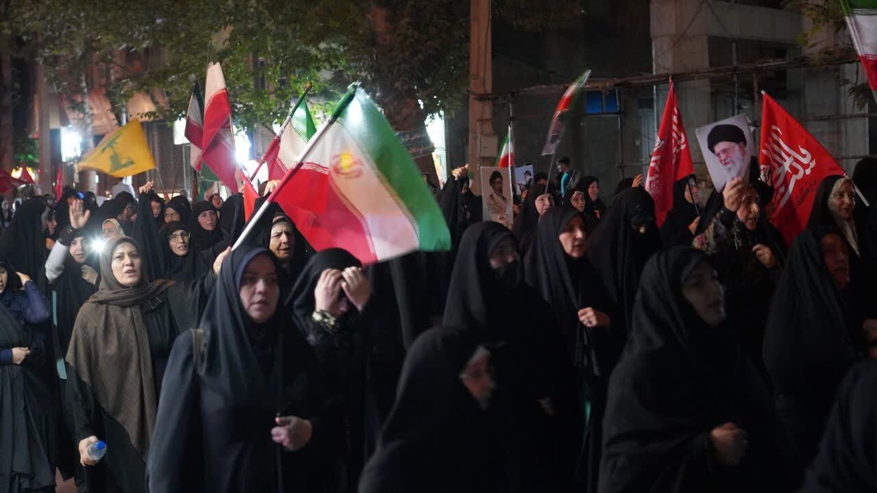 حماسه آفرینی مردم انقلابی خوی در قرار&zwnj;های شبانه