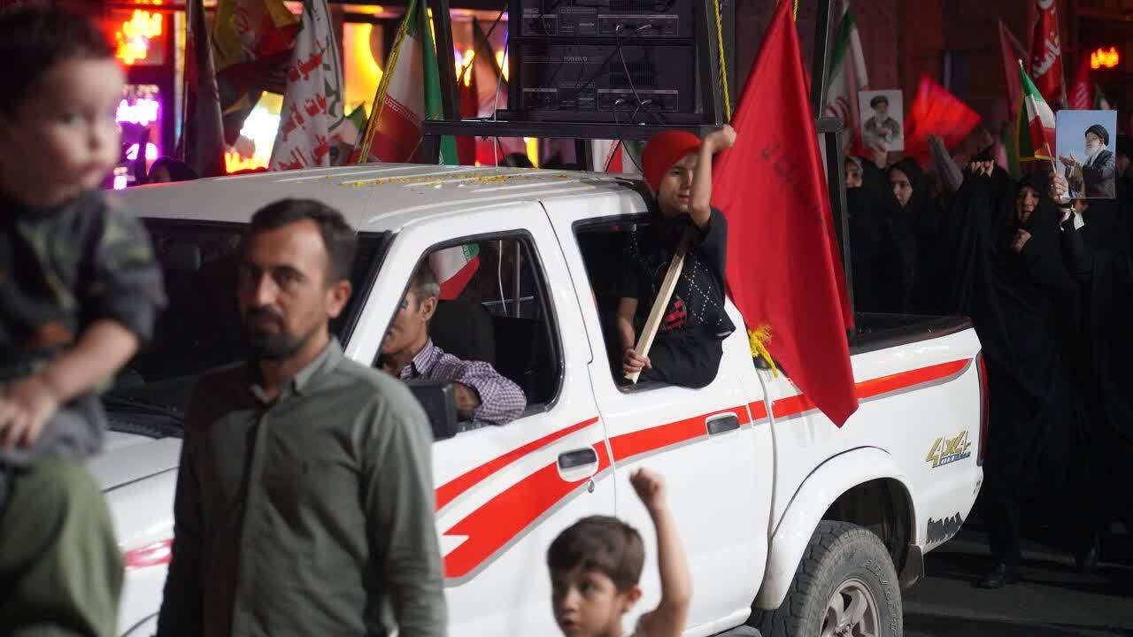 حماسه آفرینی مردم انقلابی خوی در قرار&zwnj;های شبانه