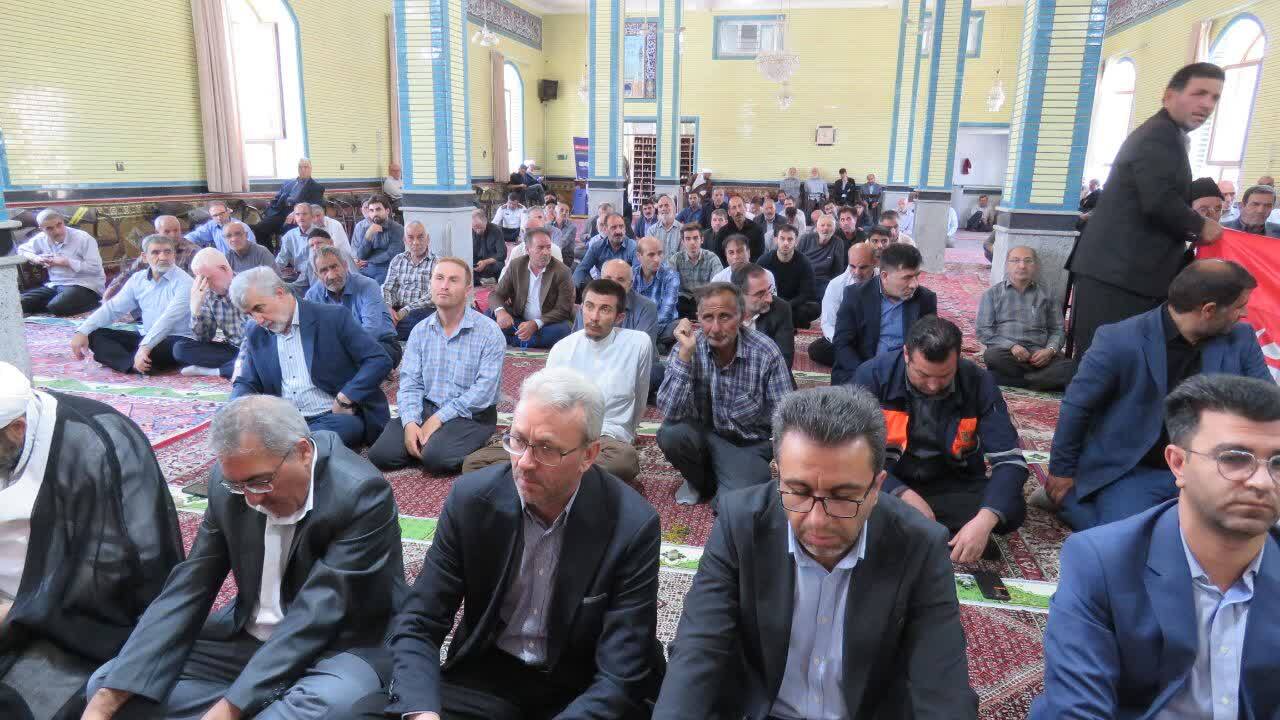 گزارش تصویری از اقامه نمازجمعه هریس از لنز دوربین شهروندخبرنگار