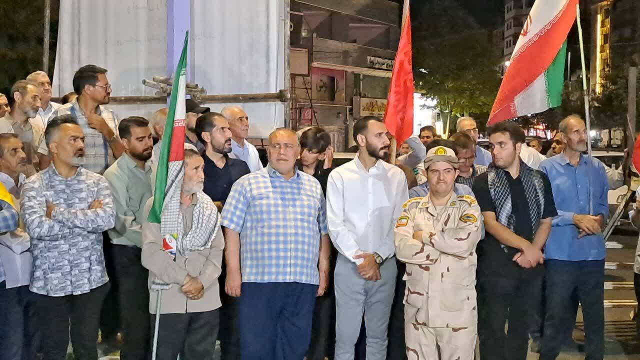 اجتماع باشکوه مردم باصلابت خوی در میدان مقاومت