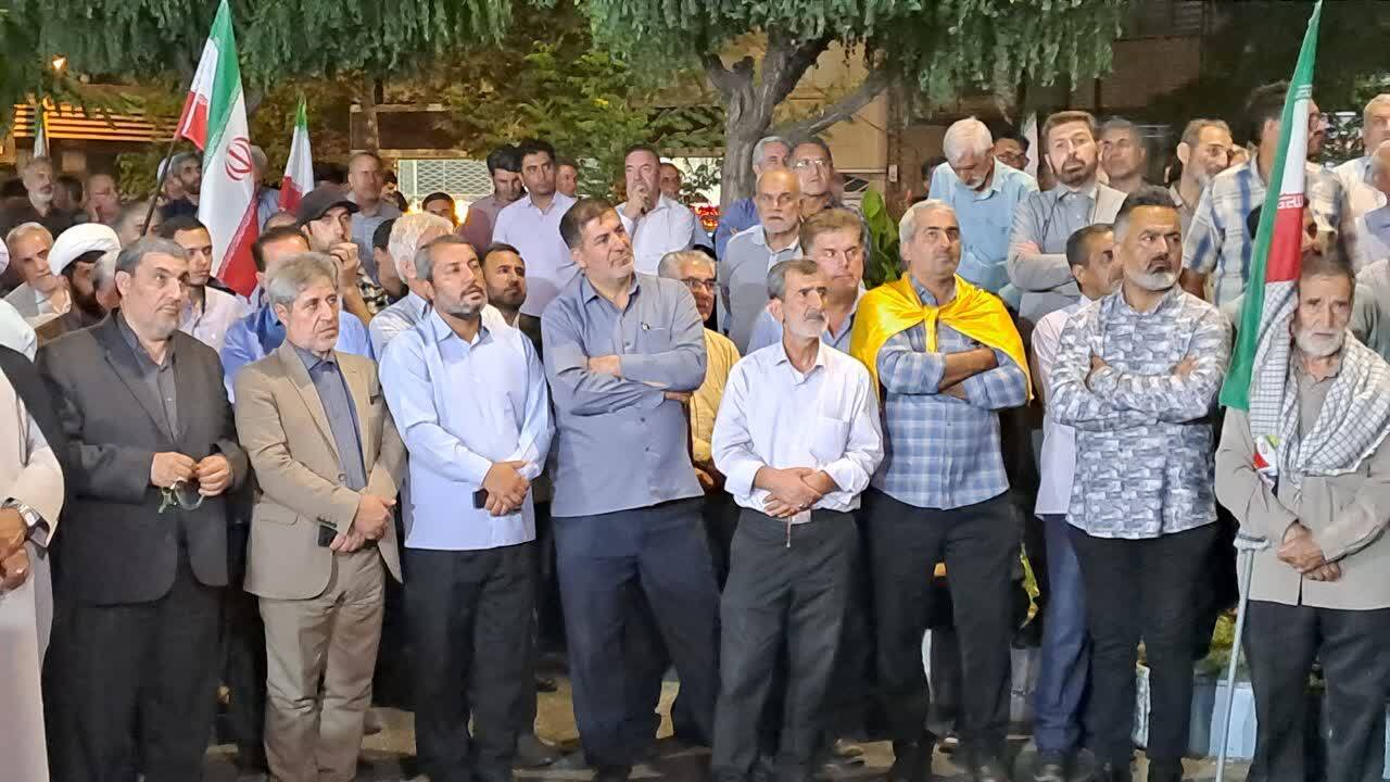 اجتماع باشکوه مردم باصلابت خوی در میدان مقاومت