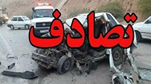 تصادف مرگبار در محور ریگان - نرماشیر