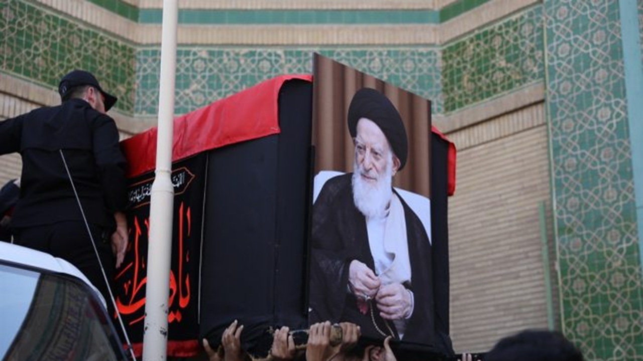 تشییع پیکر حضرت آیت الله شبیری زنجانی