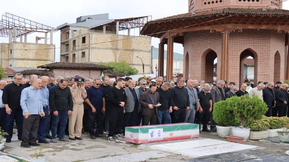 باشگاه خبرنگاران -تشییع پیکر جانباز  دوران دفاع مقدس  در رشت