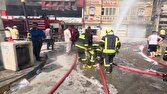 حریق در پاساژ خلیج‌فارس عسلویه پنج مصدوم برجا گذاشت