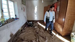 سیل به ۱۶۹ واحد مسکونی شهرستان انگوت خسارت وارد کرد