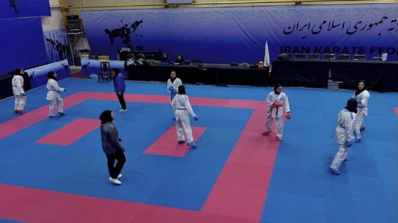 تیم ملی کاراته بانوان در کرمانشاه اردو زد