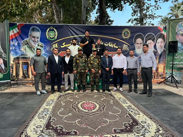 معرفی برترین‌های پاورلیفتینگ نزاجا در شیراز؛ قهرمانی منطقه ۲