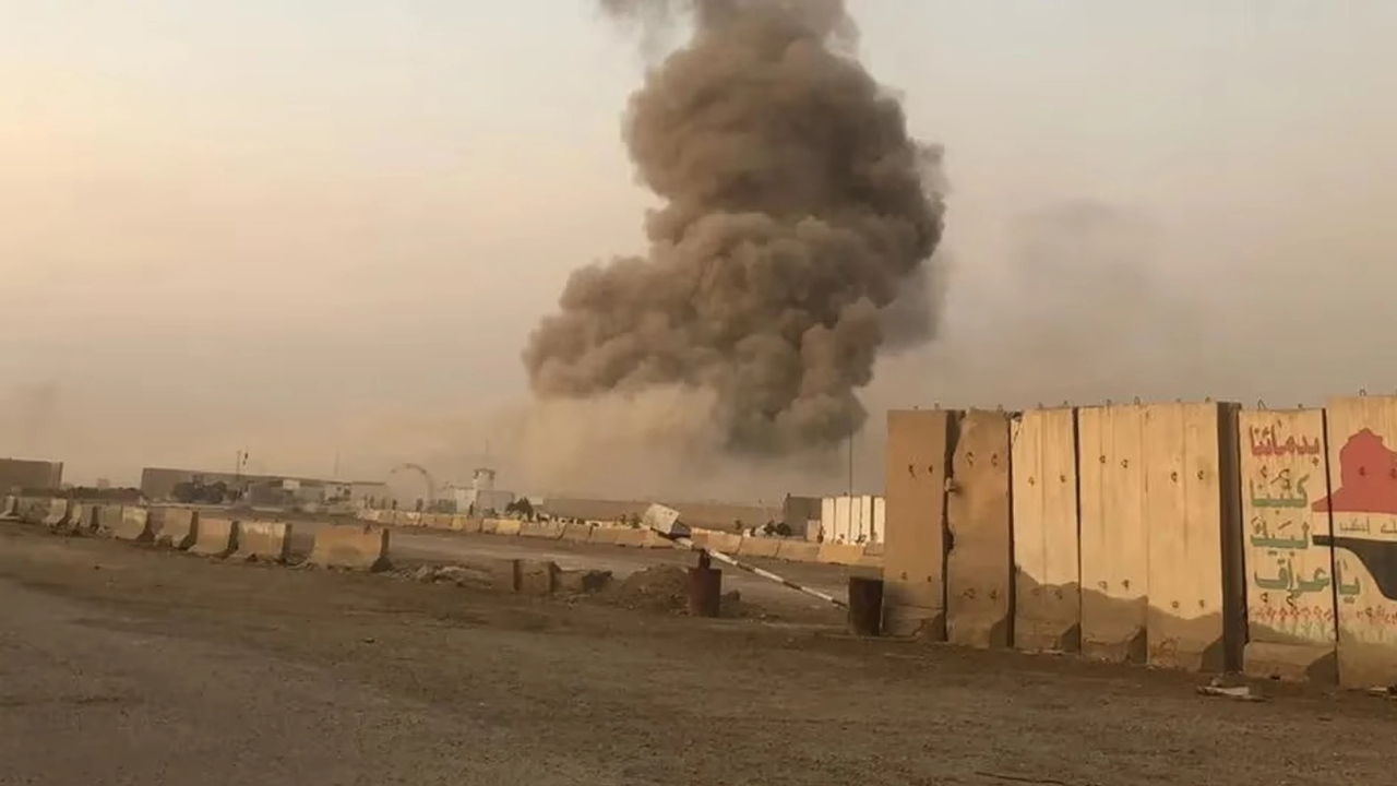 انفجار انبار مهمات در پایگاه الحشد الشعبی در شرق بغداد