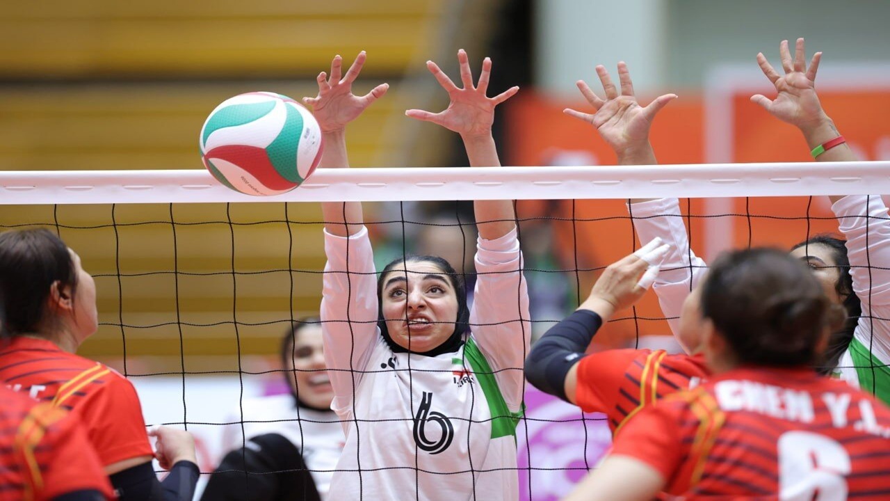 شکست تیم والیبال نشسته بانوان ایران برابر چین