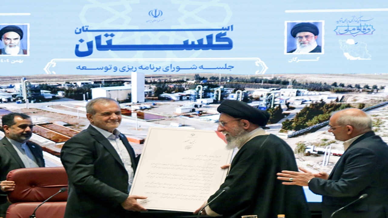 پیشرفت ۱۱۲ درصدی مصوبات سفر رئیس‌جمهور به گلستان