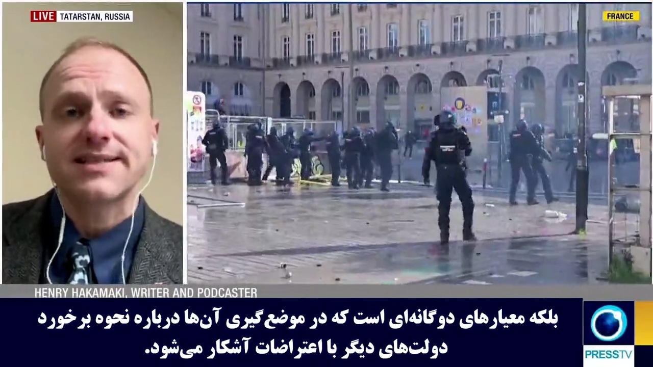 تناقض میان مواضع حقوق بشری اروپا و برخورد با معترضان + فیلم