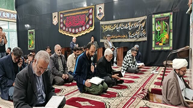 سوگواری ایام فاطمیه در شهر عسگران + عکس
