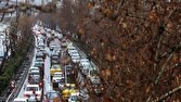 ترافیک نیمه‌سنگین در آزادراه‌های منتهی به تهران/ بارش باران در ۵ استان