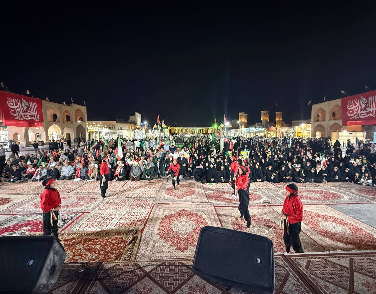 میدان امیرچخماق یزد میزبان همایش «ورزش، جان‌فدای ایران» شد