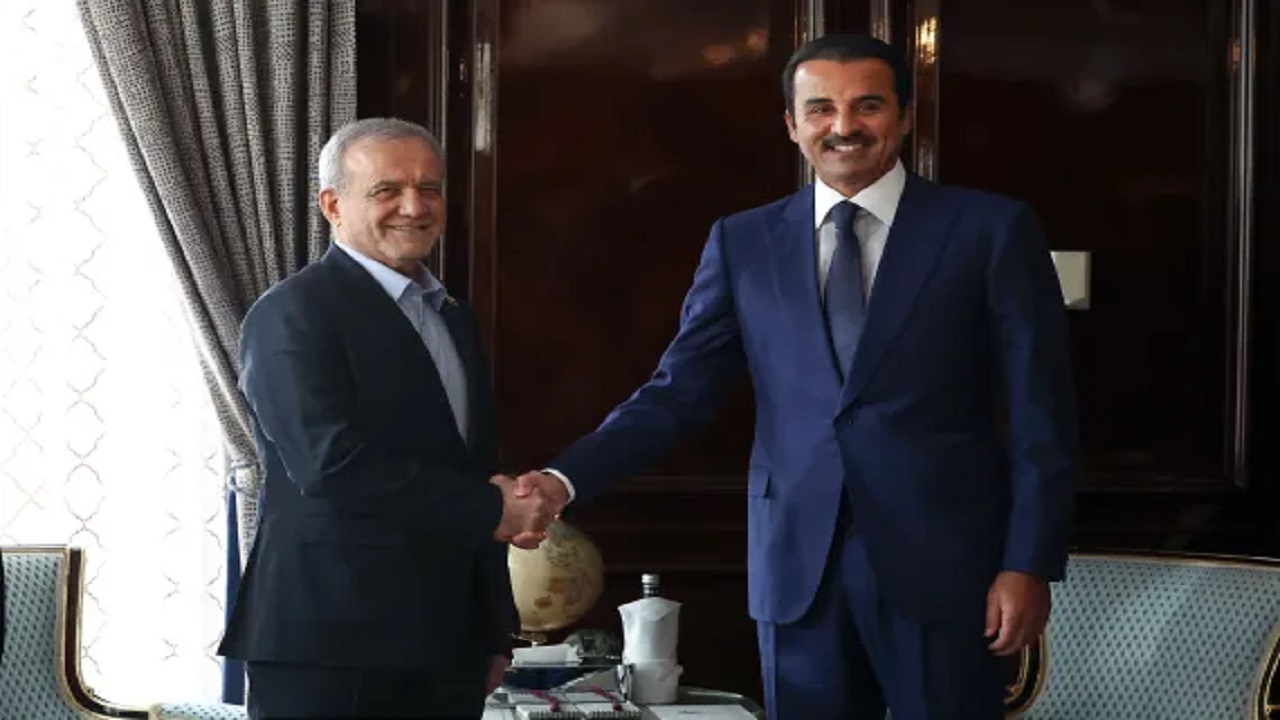 بیانیه دوحه درباره دیدار امیر قطر و رئیس‌جمهور ایران در مسکو