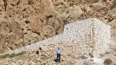 مرمت و استحکام‌بخشی کرانه غربی پل تاریخی کلهر لرستان