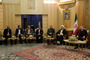 استقبال از دکتر لاریجانی در فرودگاه مهرآباد پس از بازگشت از سفر ترکیه 