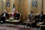 استقبال از دکتر لاریجانی در فرودگاه مهرآباد پس از بازگشت از سفر ترکیه 