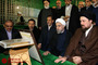 تجدید میثاق رییس جمهور واعضای هیات دولت با آرمانهای امام خمینی (ره)