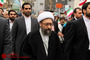 آیت الله آملی لاریجانی در جمع راهپیمایان 22 بهمن