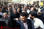 حضور رییس مجلس در راهپیمایی پور شور 22 بهمن- اصفهان 