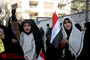 تجمع اعتراضی دانشجویان بسیجی در مقابل سفارت سوئیس در اعتراض به قتل سه مسلمان فلسطینی درآمریکا 