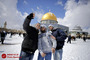 بارش برف در بيت المقدس