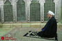 رییس جمهور در حرم حضرت معصومه (س) 