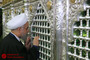 رییس جمهور در حرم حضرت معصومه (س) 