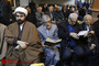 غلامعلی حدادعادل در مراسم ختم مرحوم سیدصادق طباطبائی
