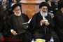 سید محمدعلی شهیدی در مراسم ختم مرحوم سیدصادق طباطبائی
