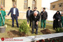 کاشت نهال توسط محمدجواد ظریف وزیر امور خارجه ایران