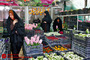 بازار گل تهران در آستانه سال نو
